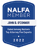 NALFA Member | John D. O'Connor | Rated Among Nation's Top Attorney Fee Experts | 2022